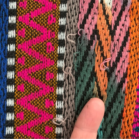 “TravelSmith” Multi-Colored Woven Patchwork Jacket size S - Picture 9 of 11